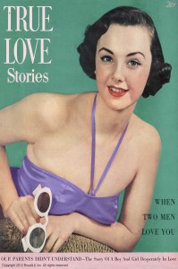 True Love Stories vintage magazine - August 1950 - Ektachrome by Charles E