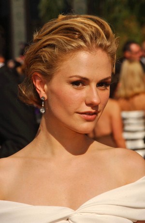 Anna Paquin  arriving at the 59th Annual Primetime Emmy Awards.